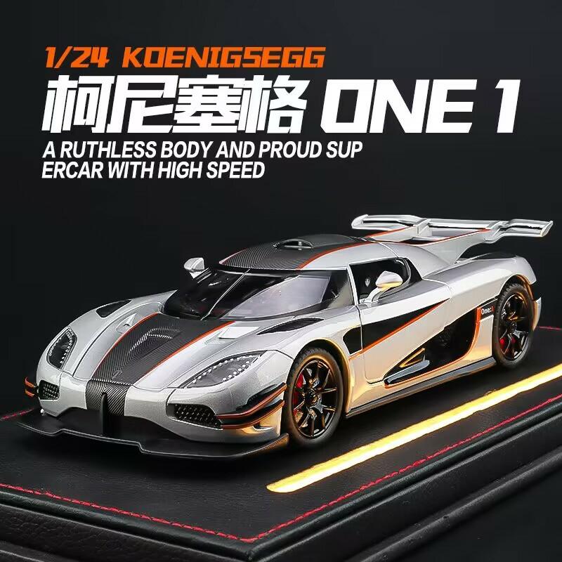 Lasten Mallilelut |  Koenigsegg Alloy Auton Malli Simulaatio One1 Superauto Lapsille Leluna Poikien Malli Koristeena Lasten Mallilelut Lasten Mallilelut