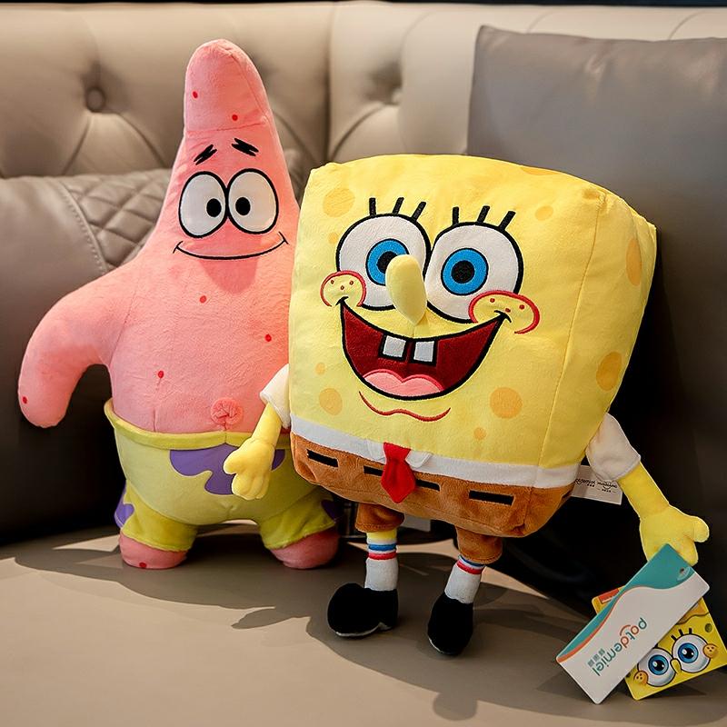 Lasten Nukkelelut |  Aito Sienipää Spongebob -Pehmolelu, Patrick Star -Nukke, Squidward -Pehmolelu, Lasten Syntymäpäivälahja Tytöille. Lasten Nukkelelut Lasten Nukkelelut